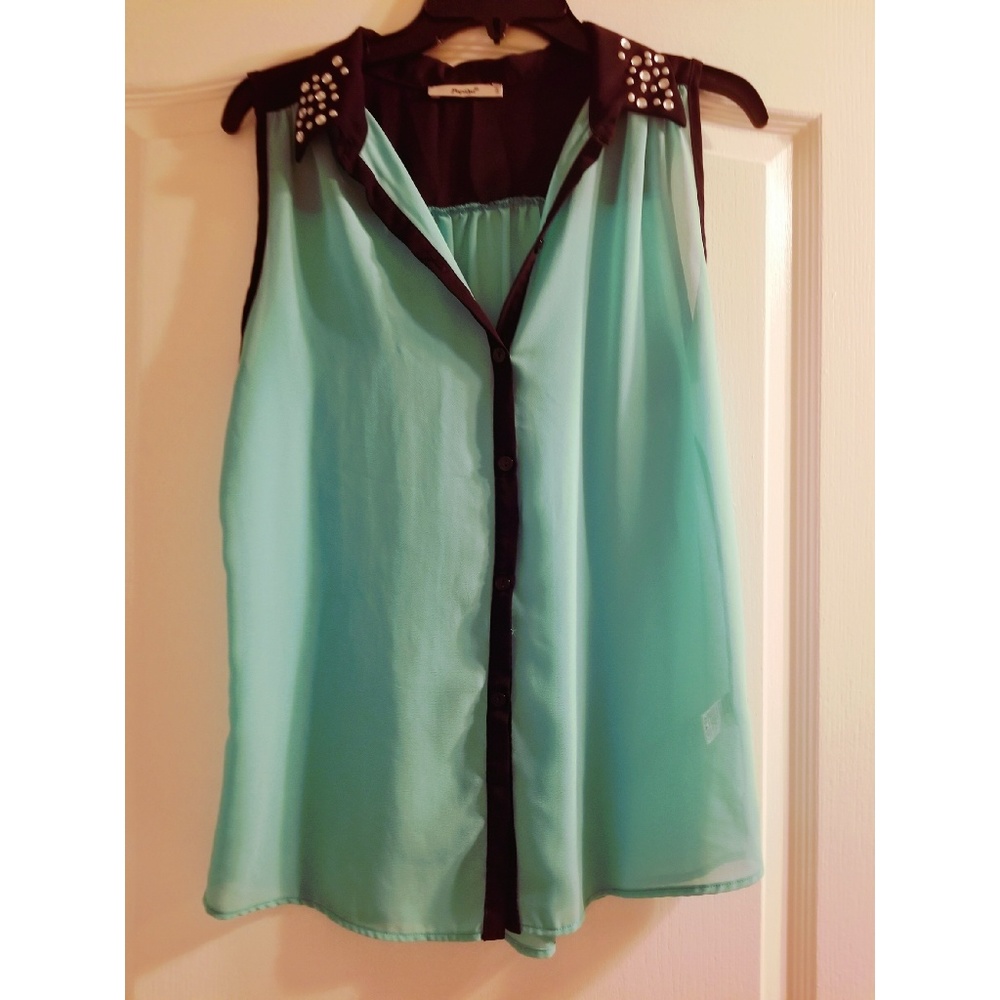 Green/black Blouse